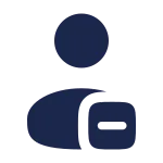 User Minus SVG Icon